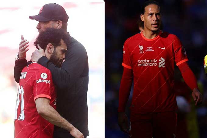 Salah và Van Dijk vẫn chưa rõ mức độ chấn thương