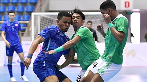 ĐT futsal Thái Lan lại bị ĐT futsal Indonesia cầm chân