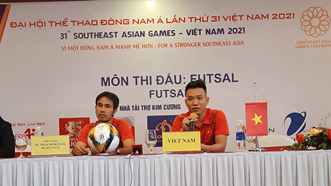 HLV ĐT futsal Việt Nam: ‘Nửa đội hình của đội từng bị Covid-19 ở AFF Cup'