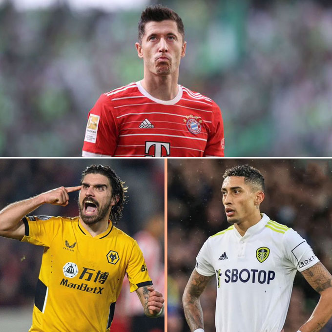 3 mục tiêu chuyển nhượng của Barca là Lewandowski, Neves và Raphinha đều được khuyến khích làm loạn