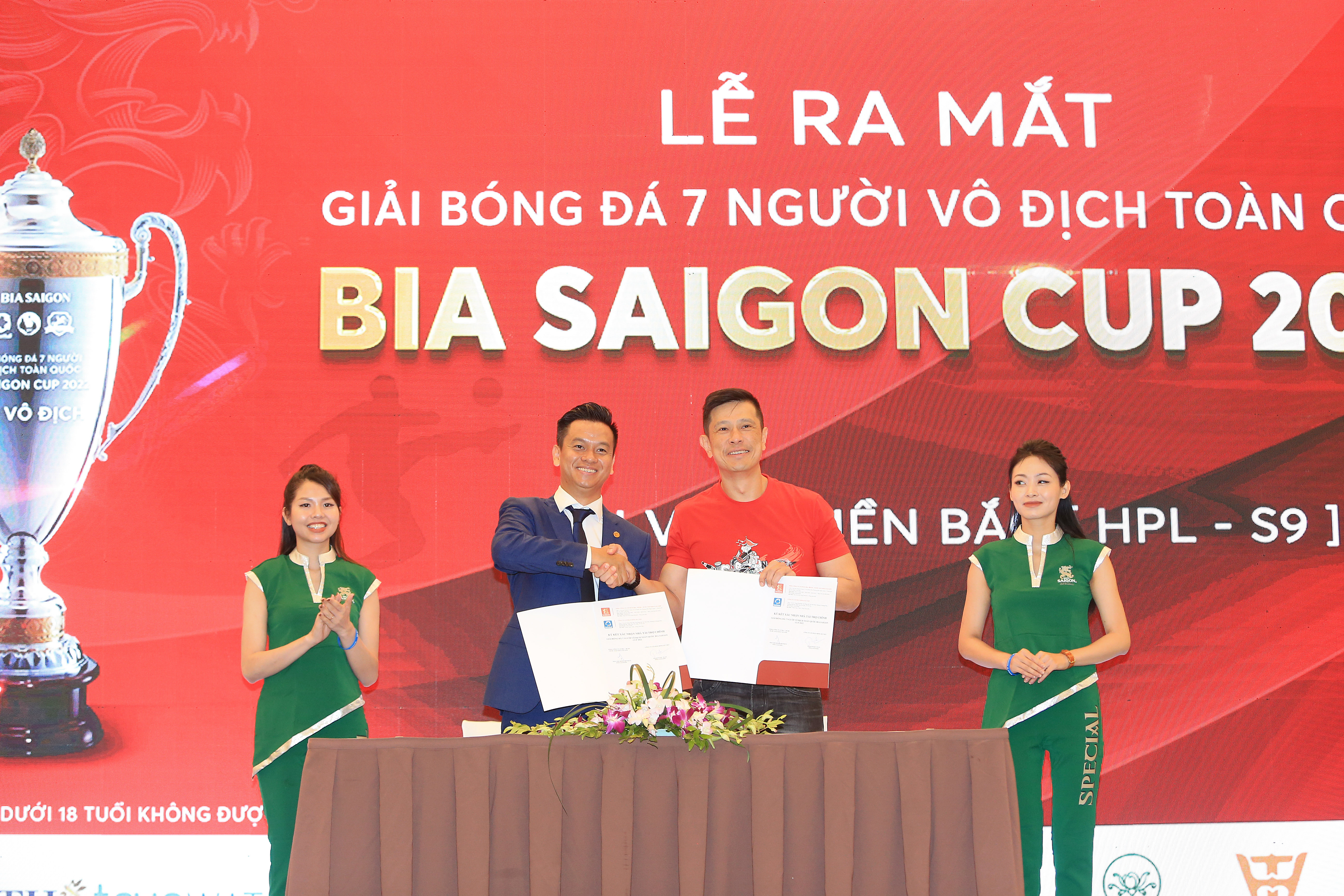 Giải bóng đá 7 người vô địch toàn quốc 2022 đòn chào sự trở lại của nhà tài trợ quen thuộc Bia Saigon - Ảnh: Đức Cường