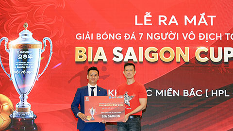 Hoàng Đức, Nhâm Mạnh Dũng tham gia Giải bóng đá 7 người vô địch toàn quốc 2022