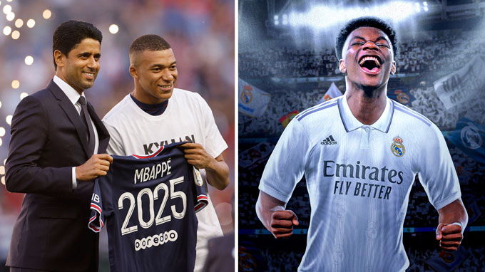 Sau khi Mbappe bất ngờ "quay xe" ký hợp đồng mới với PSG, Real mới vội vã tấn công Tchouameni và đã thành công