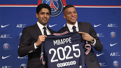 Chủ tịch PSG: 'Mbappe ở lại không phải vì tiền'