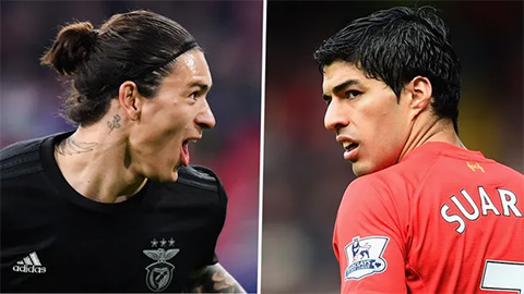 Phản ứng của Suarez khi bị so sánh với Nunez