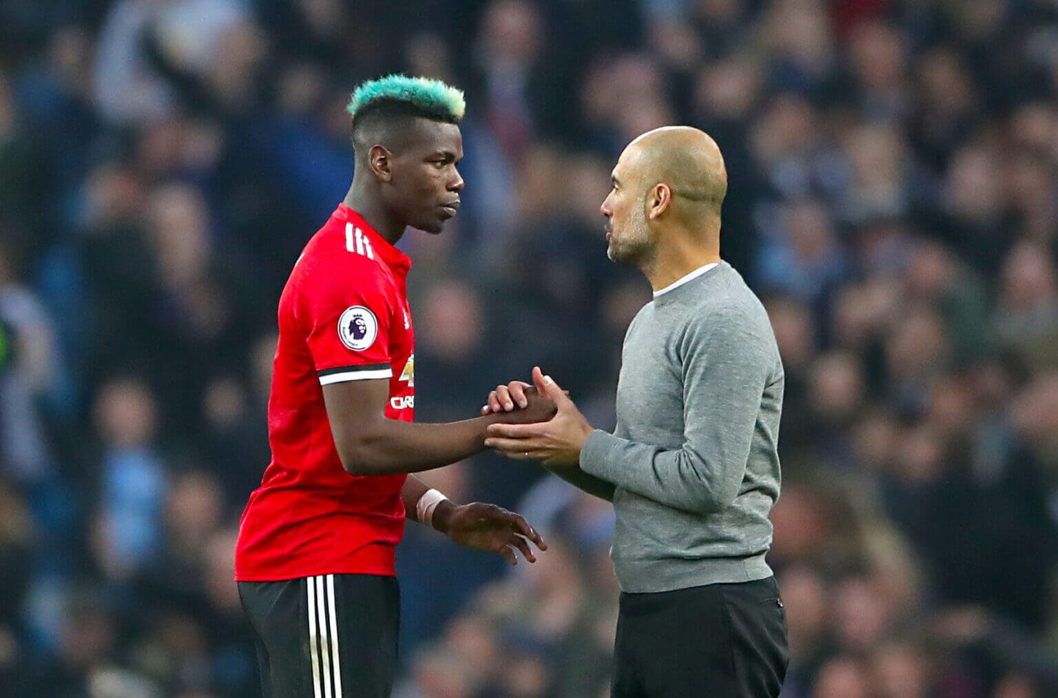 Pep Guardiola của Man City không giấu sự ngưỡng mộ dành cho tài năng của Pogba