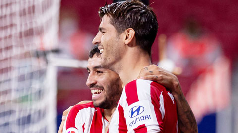 Simeone thử nghiệm 'song sát' Correa - Morata