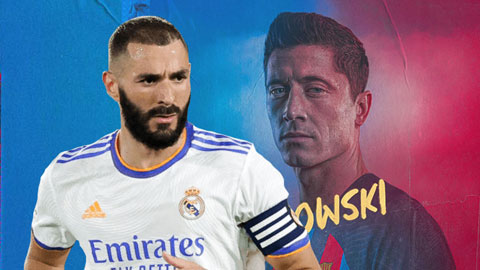 Benzema vs Lewandowski: Màn 'đấu súng' đáng chờ đợi