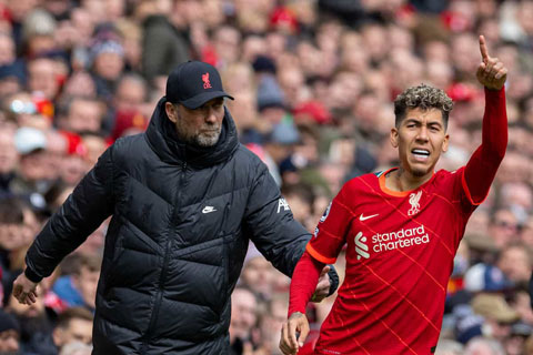 Nhiều khả năng HLV Klopp sẽ thay đổi hàng công và đẩy Firmino sang Juventus