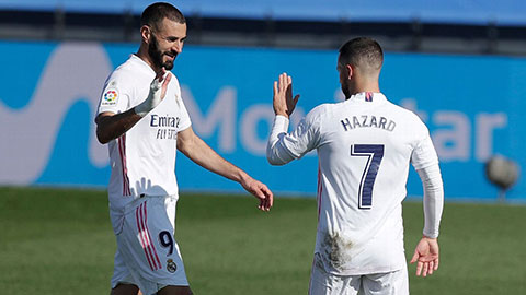 Hazard ủng hộ Benzema giành Quả bóng Vàng