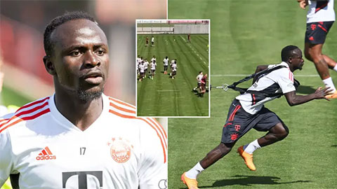 Mane gây bất ngờ trong buổi tập đầu tiên cùng Bayern