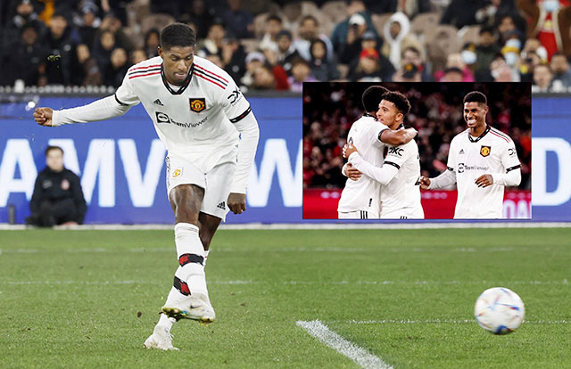 Rashford đã phần nào lấy lại cảm giác thi đấu sau loạt trận giao hữu vừa qua