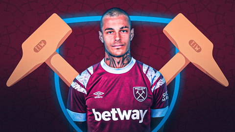 West Ham chiêu mộ Scamacca: 'Búa tạ' sẽ mạnh hơn khi vào tay 'thần sấm'