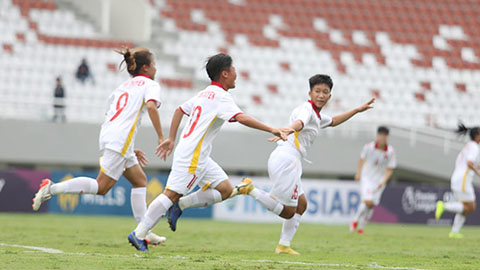 Giải U18 nữ ĐNA 2022: Hạ đẹp Thái Lan, U18 nữ Việt Nam gặp Myanmar ở bán kết