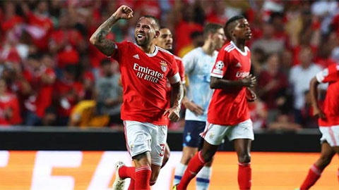 Kết quả Champions League vòng play-off: Benfica, Viktoria Plzen, Maccabi Haifa đi tiếp