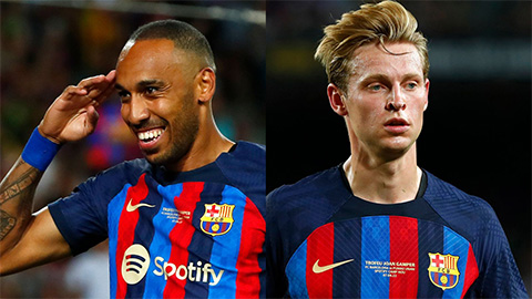 Chelsea sẵn sàng chiêu mộ cả De Jong và Aubameyang từ Barca