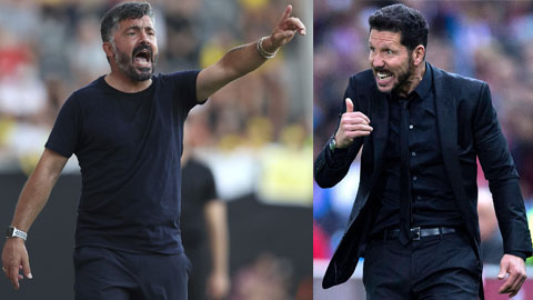 Gennaro Gattuso đối đầu Diego Simeone: Ngọn lửa trùng phùng