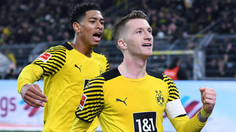 Marco Reus và Jude Bellingham (trái) đang cùng nhau quán xuyến tuyến giữa Dortmund