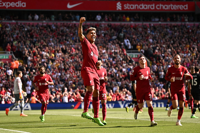 Firmino thi đấu chói sáng ở trận Liverpool vs Bournemouth với 2 bàn và 3 kiến tạo