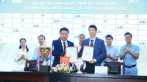 Giải bóng đá nữ VĐQG Cúp Thái Sơn Bắc 2022 chỉ còn 7 đội tham dự 