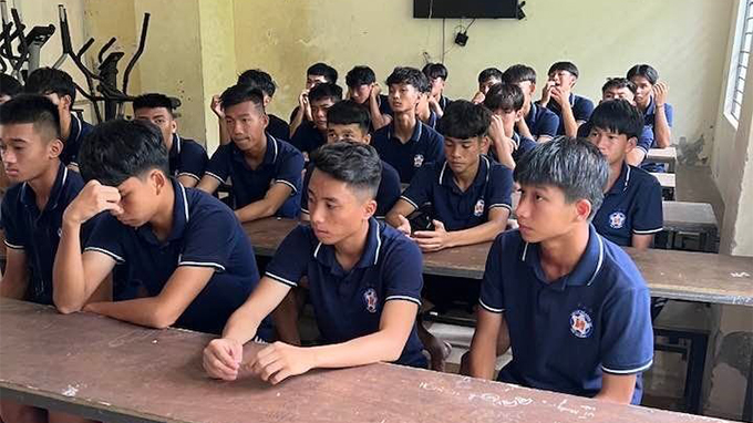 Nỗi buồn của các cầu thủ U17 SHB.ĐN