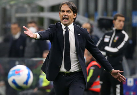 Simone Inzaghi của Inter đang là HLV trẻ rất sáng giá ở Serie A