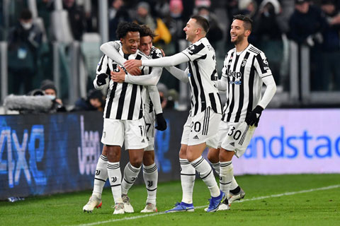 Đội trưởng Cuadrado (bìa trái) sẽ cùng các đồng đội ở Juve vượt qua trận cầu nhọc nhằn với Spezia