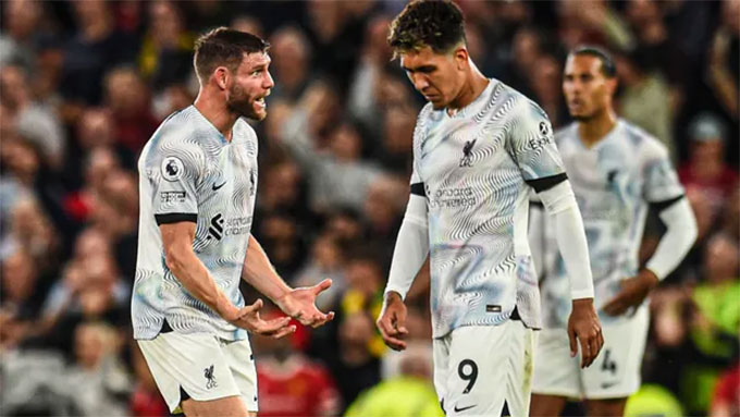 Việc Milner phải đá chính không phải điều tốt với Liverpool