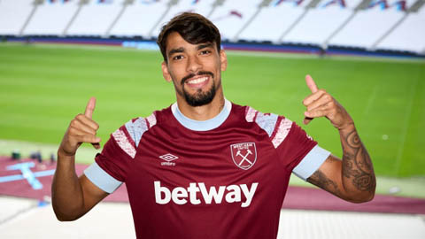 West Ham chiêu mộ Paqueta với mức phí kỷ lục