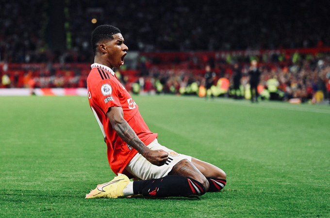 Rashford đã ghi 5 bàn vào lưới Liverpool tại Premier League