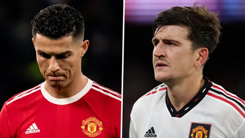 Ronaldo và Maguire đứng đầu top cầu thủ bị "chửi" nhiều nhất trên MXH