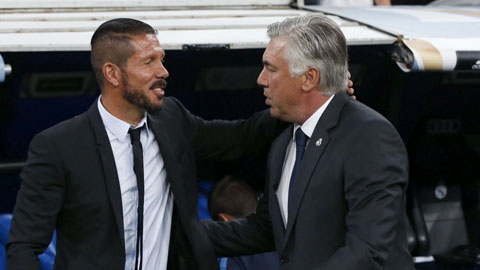 'Nuôi' Ancelotti đỡ tốn hơn… Simeone