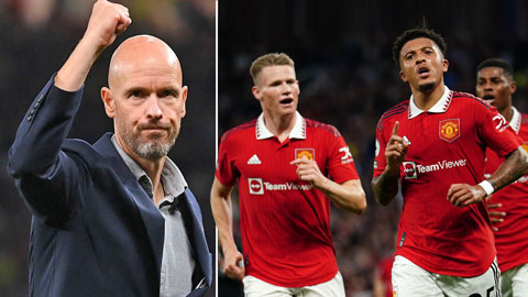 HLV Erik ten Hag đã kích thích  tinh thần thi đấu của các cầu thủ