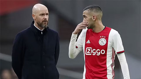 HLV Ten Hag yêu cầu MU đem về Ziyech