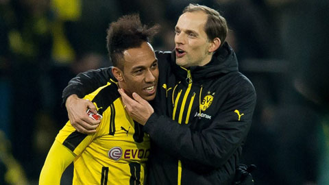 HLV Tuchel đang muốn tái ngộ học trò Aubameyang, người từng sát cánh với ông tại Dortmund