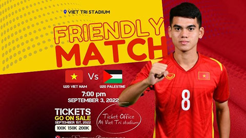 Xem trực tiếp U20 Việt Nam vs U20 Palestine trên kênh nào?