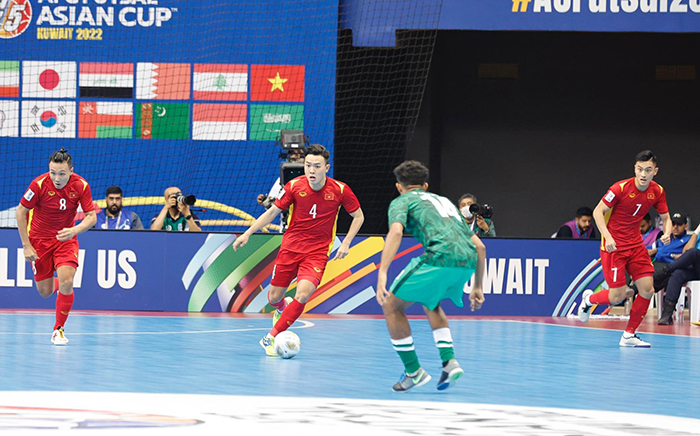 ĐT futsal Việt Nam đã có chiến thắng thuyết phục trước Saudi Arabia