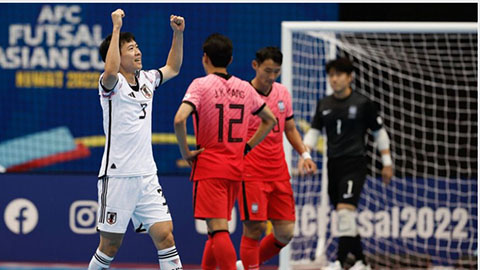 Thắng hủy diệt ĐT futsal Hàn Quốc, ĐT futsal Nhật Bản gây sức ép lên Việt Nam