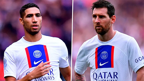 Hakimi không dám giận Messi, ngầm chỉ trích Mbappe