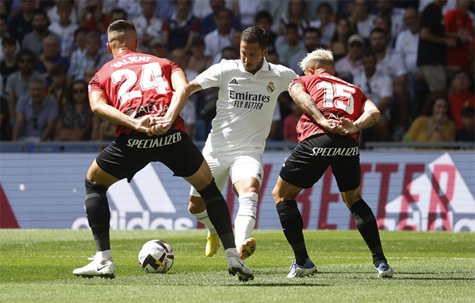 Hazard không làm được gì trước Mallorca