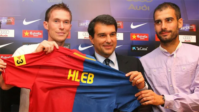 Hleb chỉ đá 19 trận cho Barca ở La Liga