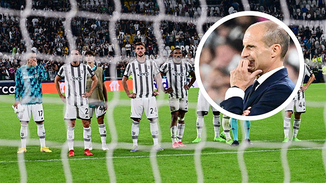 HLV Allegri khó lòng hồi sinh Juve khi mà tình hình tài chính quá bết bát