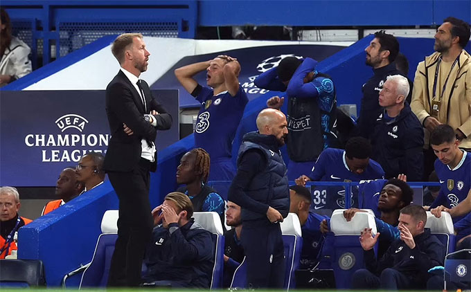 Graham Potter chỉ có trận hòa trong ngày ra mắt Chelsea