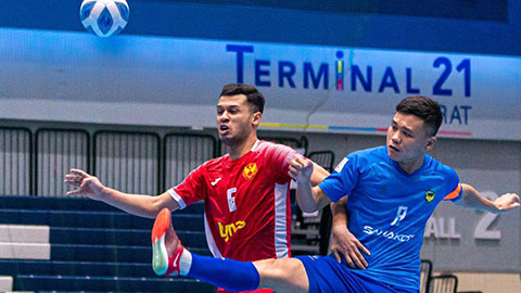 Bán kết giải futsal CLB Đông Nam Á 2022: Tiếc cho Sahako