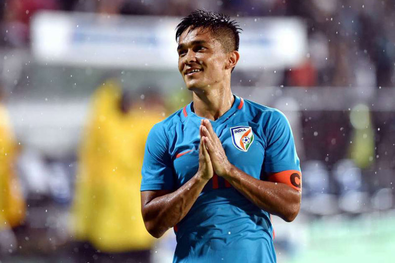 Sunil Chhetri chân sút ghi bàn nhiều thứ 5 thế giới sẽ cùng Ấn Độ sang Việt Nam