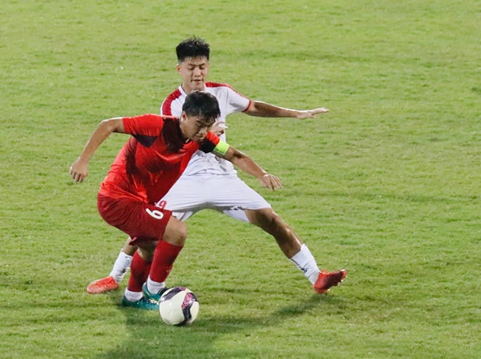 U17 Việt Nam thắng 4-1 U19 Viettel - Ảnh: VFF