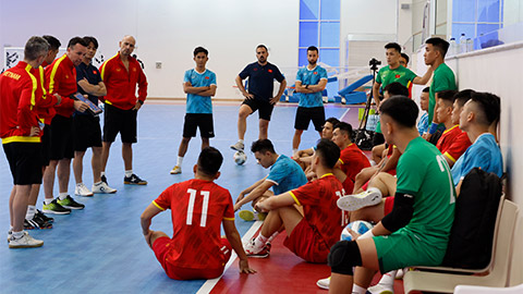 ĐT futsal Việt Nam mổ băng, sẵn sàng chơi pressing với Saudi Arabia