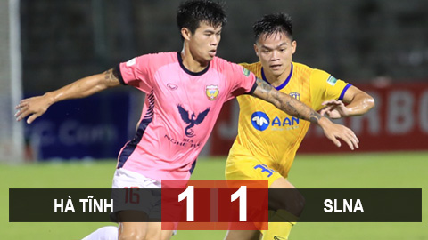 Kết quả HL Hà Tĩnh 1-1 SLNA: HL Hà Tĩnh tuột mất cơ hội vượt lên