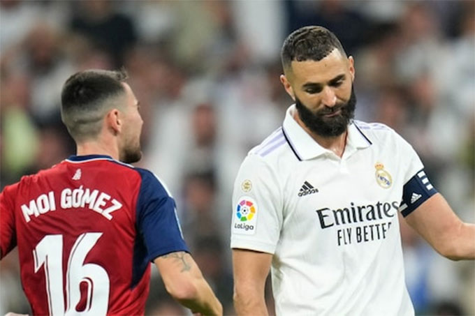 Benzema đã "tịt ngòi" 3 trận liên tiếp