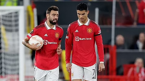 Bruno Fernandes nói gì về Ronaldo sau trận MU hòa Chelsea?